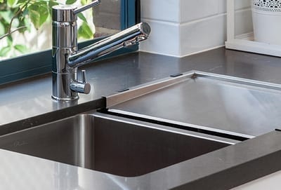kitchen sink and tap