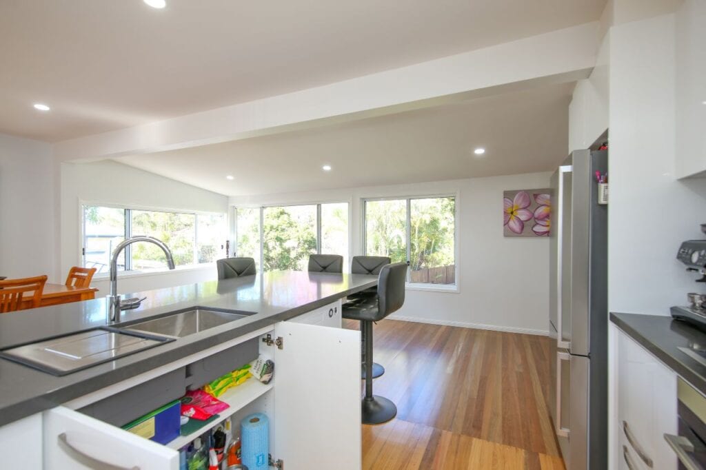 Open Under Sink Storage Cupboards