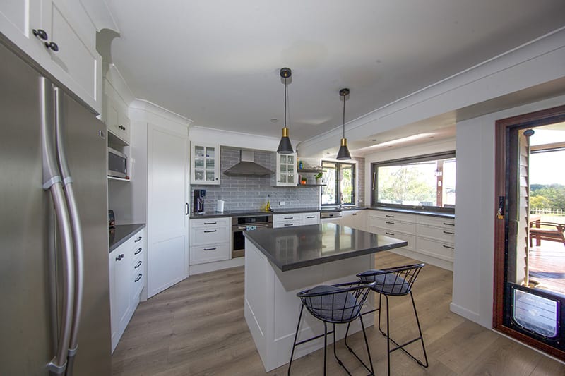 Hampton kitchen renovation with natural light through windows